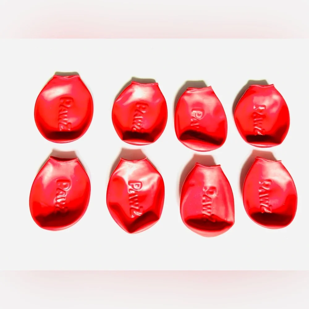 Paws waterproof red